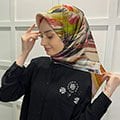 Aker Square Silk Scarf